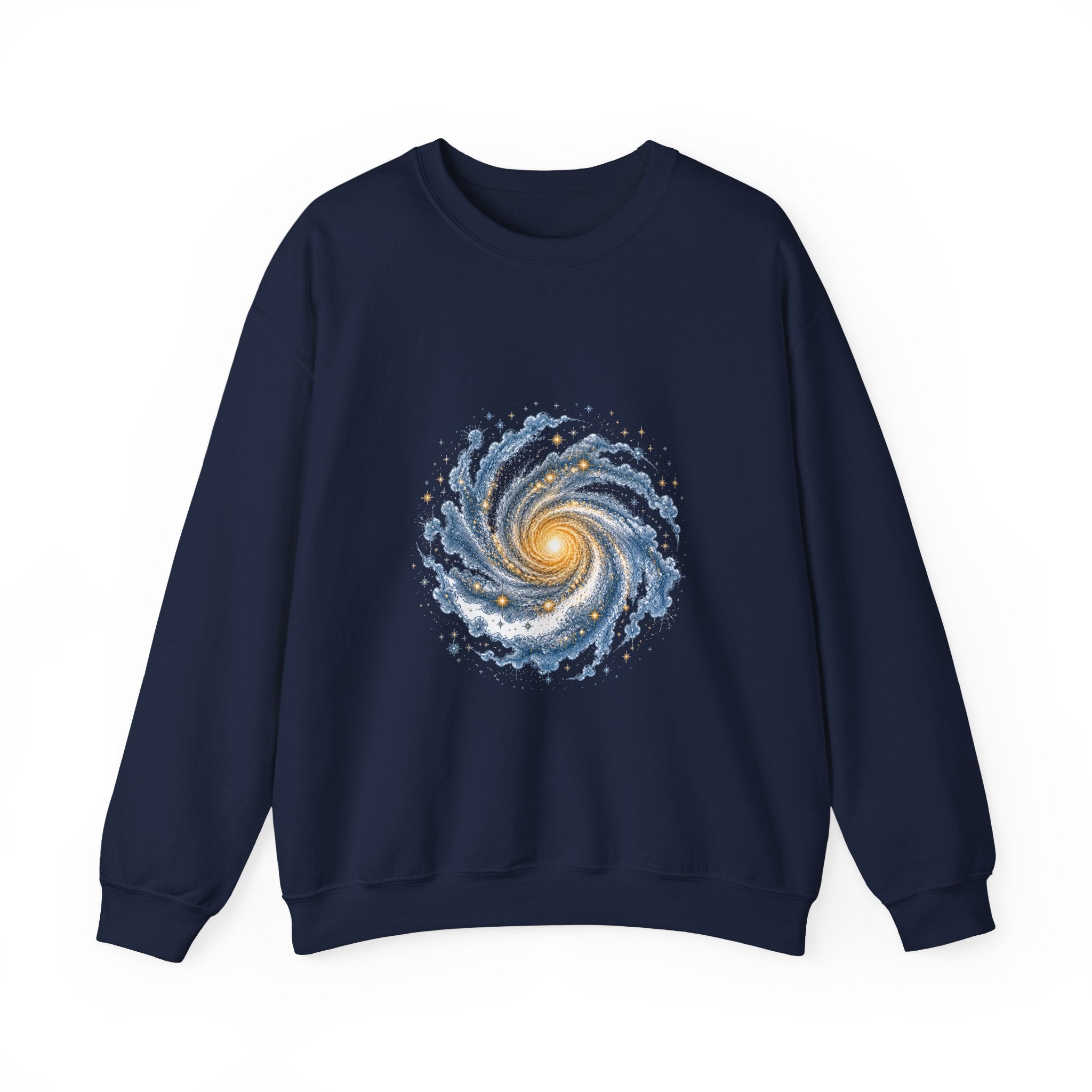 Matching Couple Sweatshirt - Galaxy & Supernova Matching Couple Crewneck Sweatshirt Vintage Art His Hers Wedding Gift - Design A