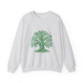 Matching Couple Sweatshirt - Ancient Oak & Deep Roots Matching Couple Crewneck Sweatshirt Vintage Art His Hers Wedding Gift - Design A