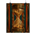 Hourglass Acrobats Wall Art Poster 18×24 Baroque Home Office Decor Maximalist Print