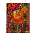 Aperol Spritz Monkeys Wall Art Poster 24×36 Psychedelic Dining Room Decor Maximalist Print