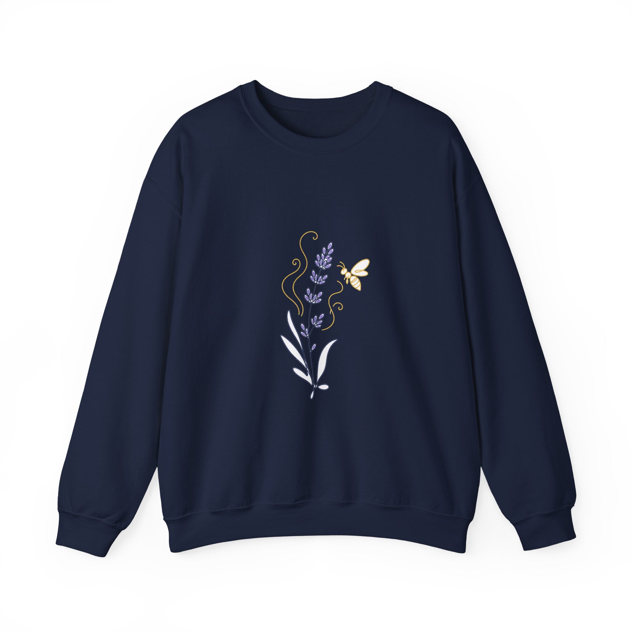 Matching Couple Sweatshirt - Lavender & Thistle Matching Couple Comfort Colors Crew Minimalist Art His Hers Christmas Gift - Design A
