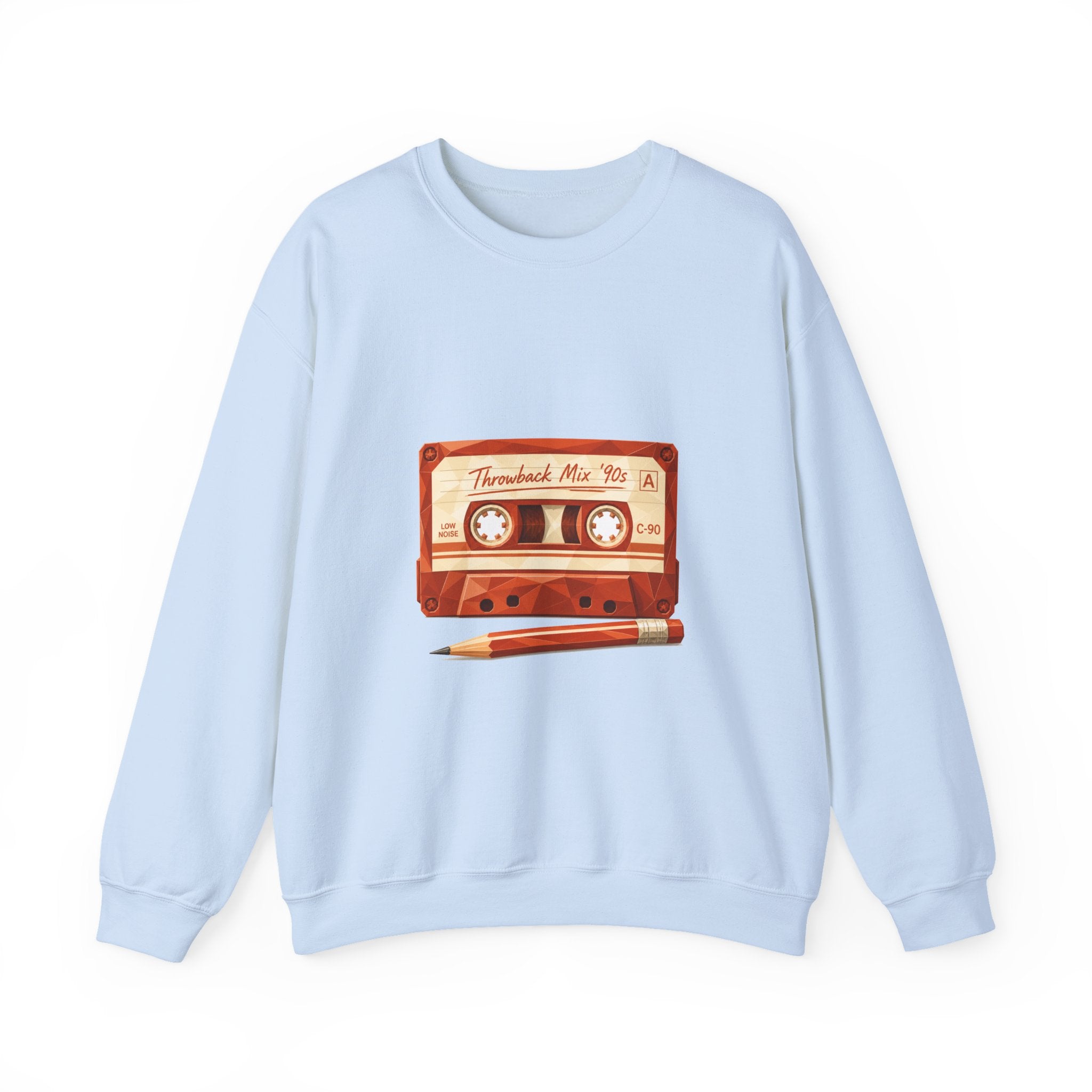 Matching Couple Sweatshirt - Vinyl & Cassette Matching Couple Premium Fleece Sweatshirt Geometric Art His Hers Love Gift - Design B