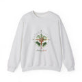Matching Couple Sweatshirt - Compass North & South Matching Couple Comfort Colors Crew Watercolor Art His Hers Birthday Gift - Design B