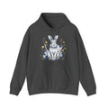 Matching Couple Sweatshirt - Fox & Rabbit Matching Couple Hooded Sweatshirt Hand-Drawn Art His Hers Best Friend Gift - Design B
