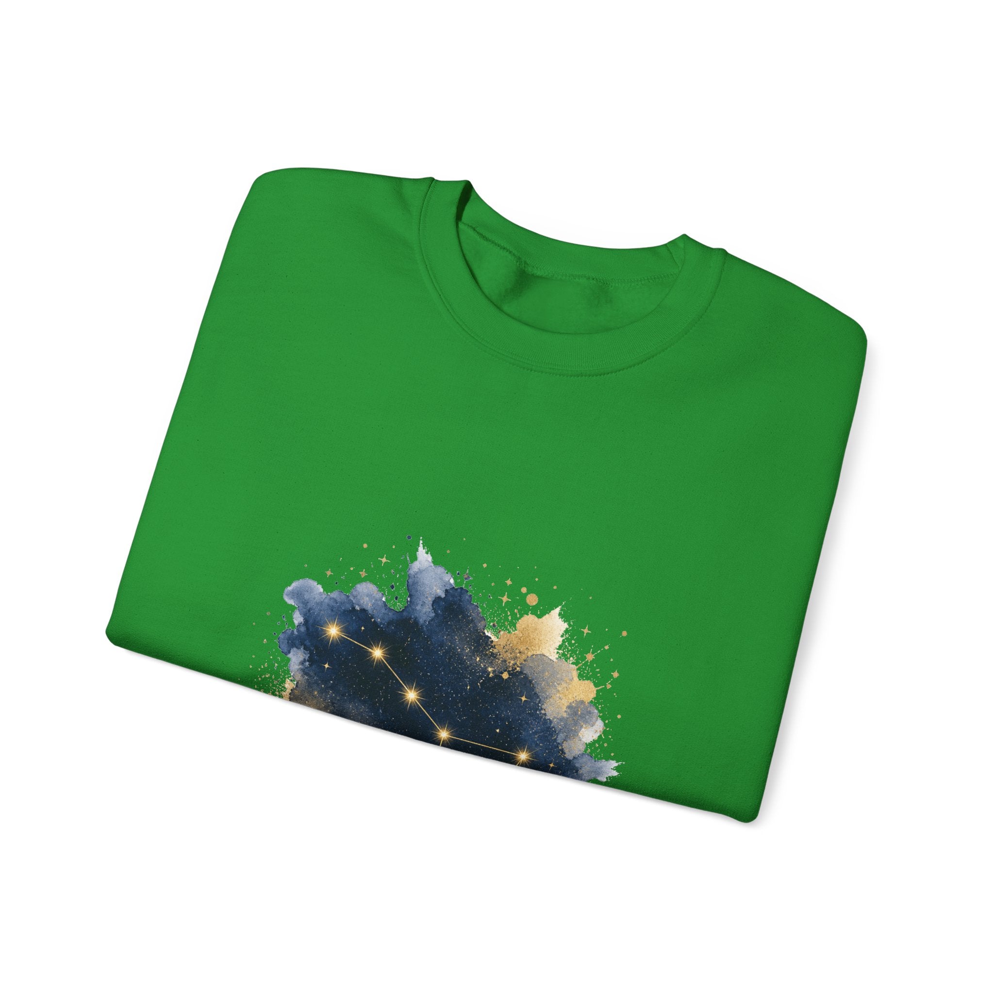 Matching Couple Sweatshirt - Big & Little Dipper Matching Couple Comfort Colors Crew Watercolor Art His Hers Birthday Gift - Design A