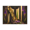 High Heel Slide Wall Art Canvas 24×36 Art Deco Bar Area Decor Maximalist Print