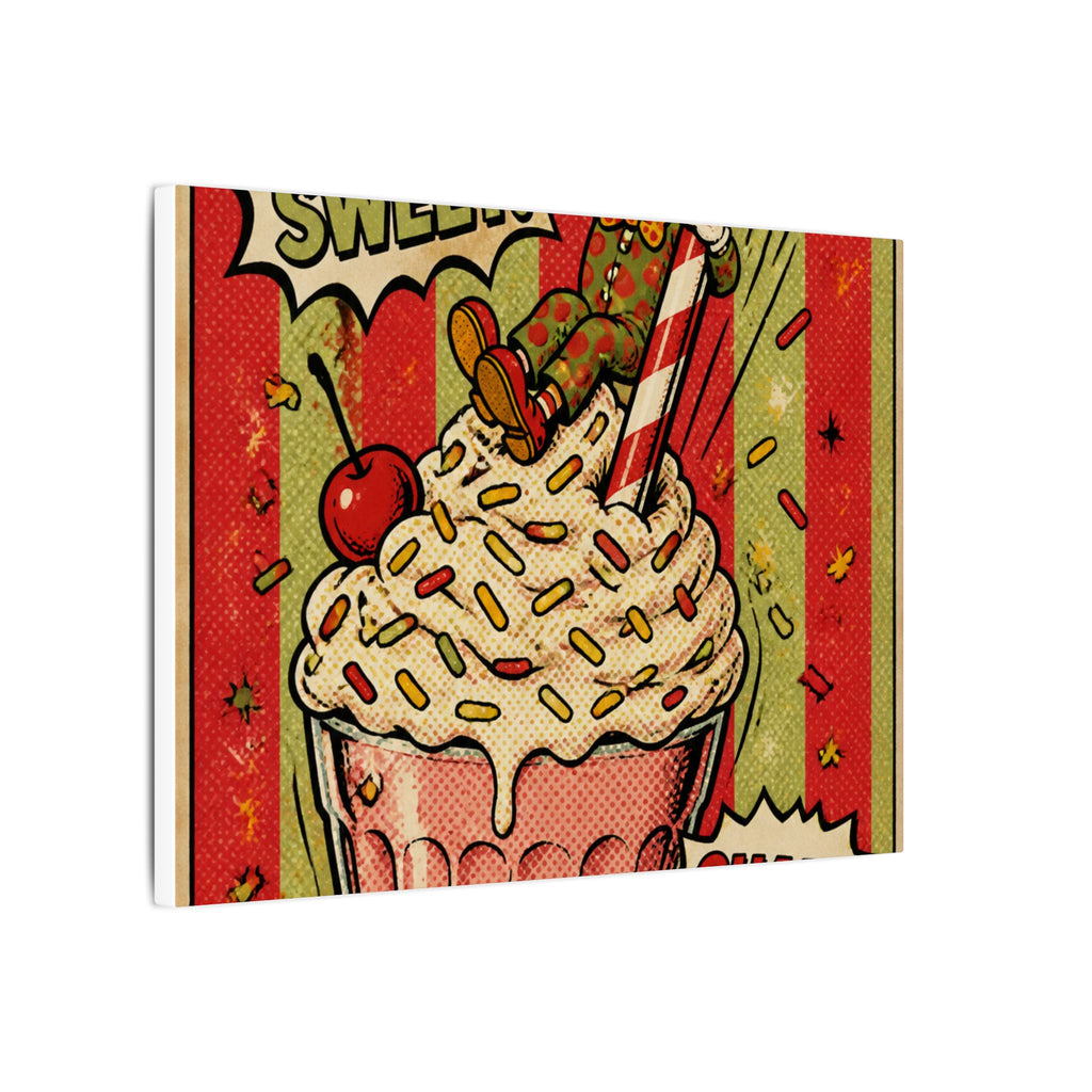 Milkshake Slide Clown Wall Art Canvas 16×20 Pop Art Living Room Decor Maximalist Print