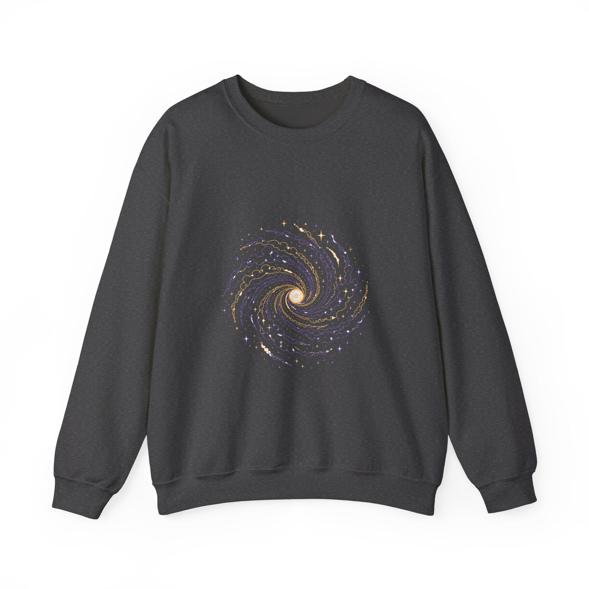 Matching Couple Sweatshirt - Galaxy & Supernova Matching Couple Crewneck Sweatshirt Minimalist Art His Hers Valentine Gift - Design A