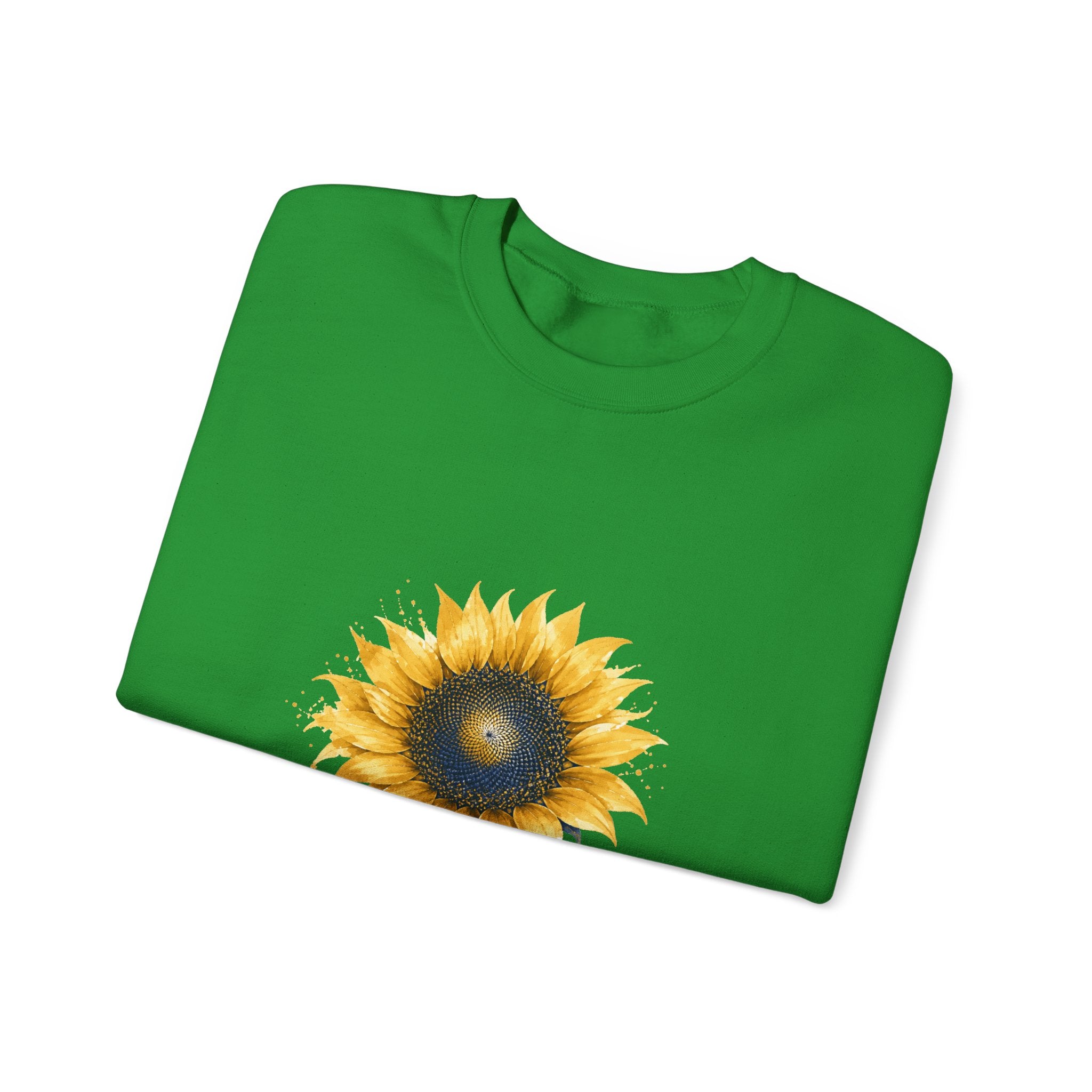 Matching Couple Sweatshirt - Sunflower & Moonflower Matching Couple Premium Fleece Sweatshirt Watercolor Art His Hers Birthday Gift - Design A