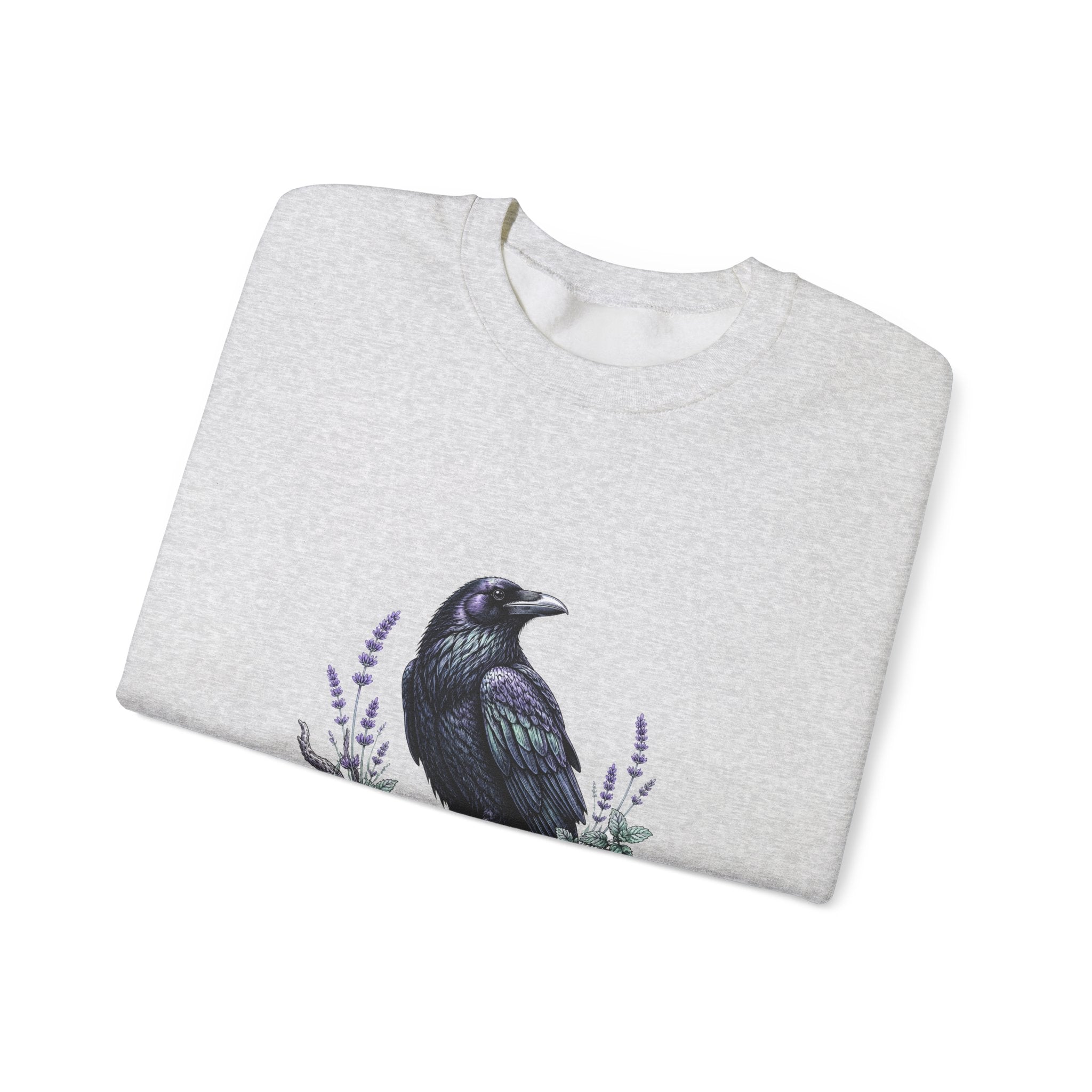 Matching Couple Sweatshirt - Raven & Swan Matching Couple Comfort Colors Crew Hand-Drawn Art His Hers Anniversary Gift - Design A