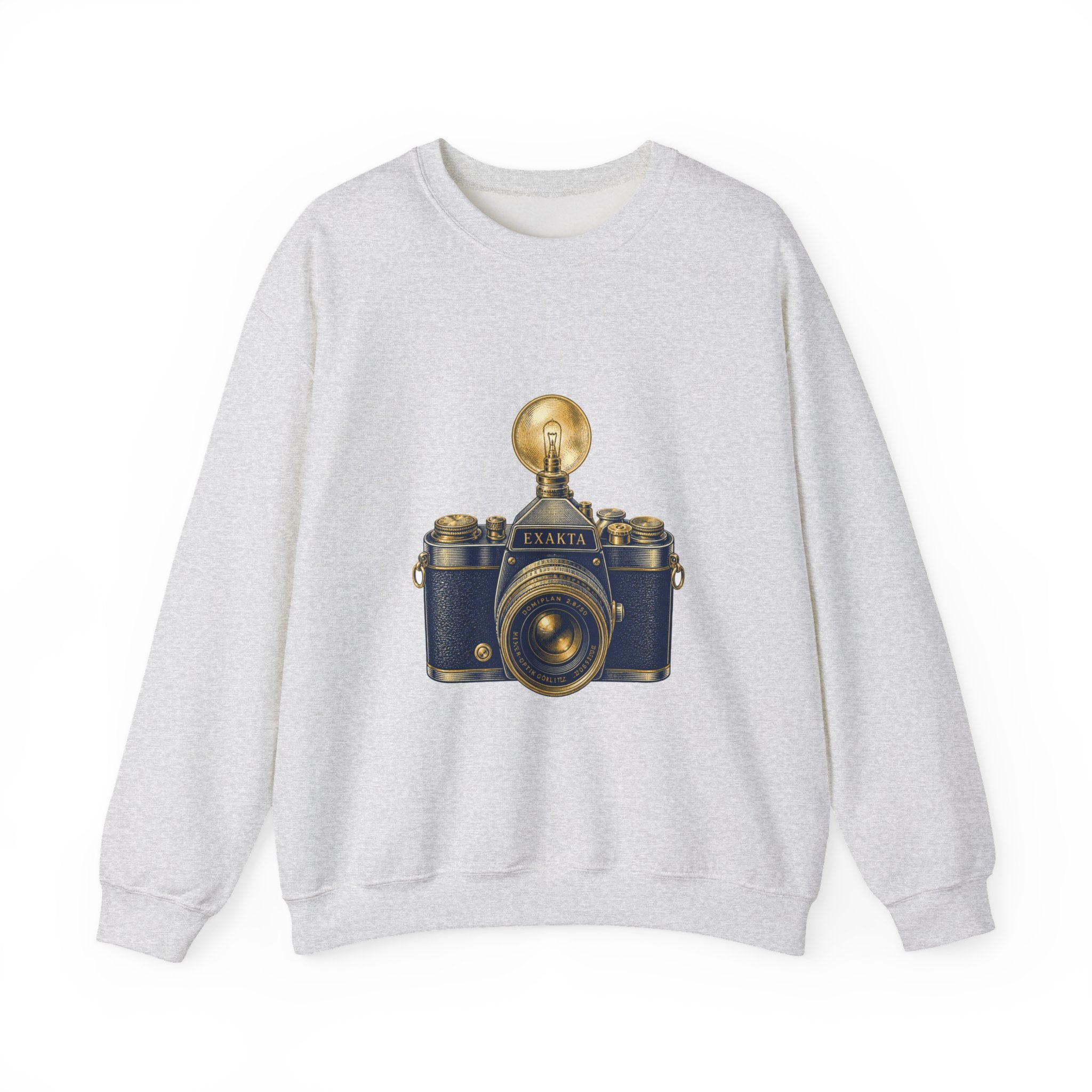 Matching Couple Sweatshirt - Camera & Film Matching Couple Premium Fleece Sweatshirt Vintage Art His Hers Honeymoon Gift - Design A