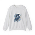 Matching Couple Sweatshirt - Huginn & Muninn Matching Couple Comfort Colors Crew Watercolor Art His Hers Birthday Gift - Design A