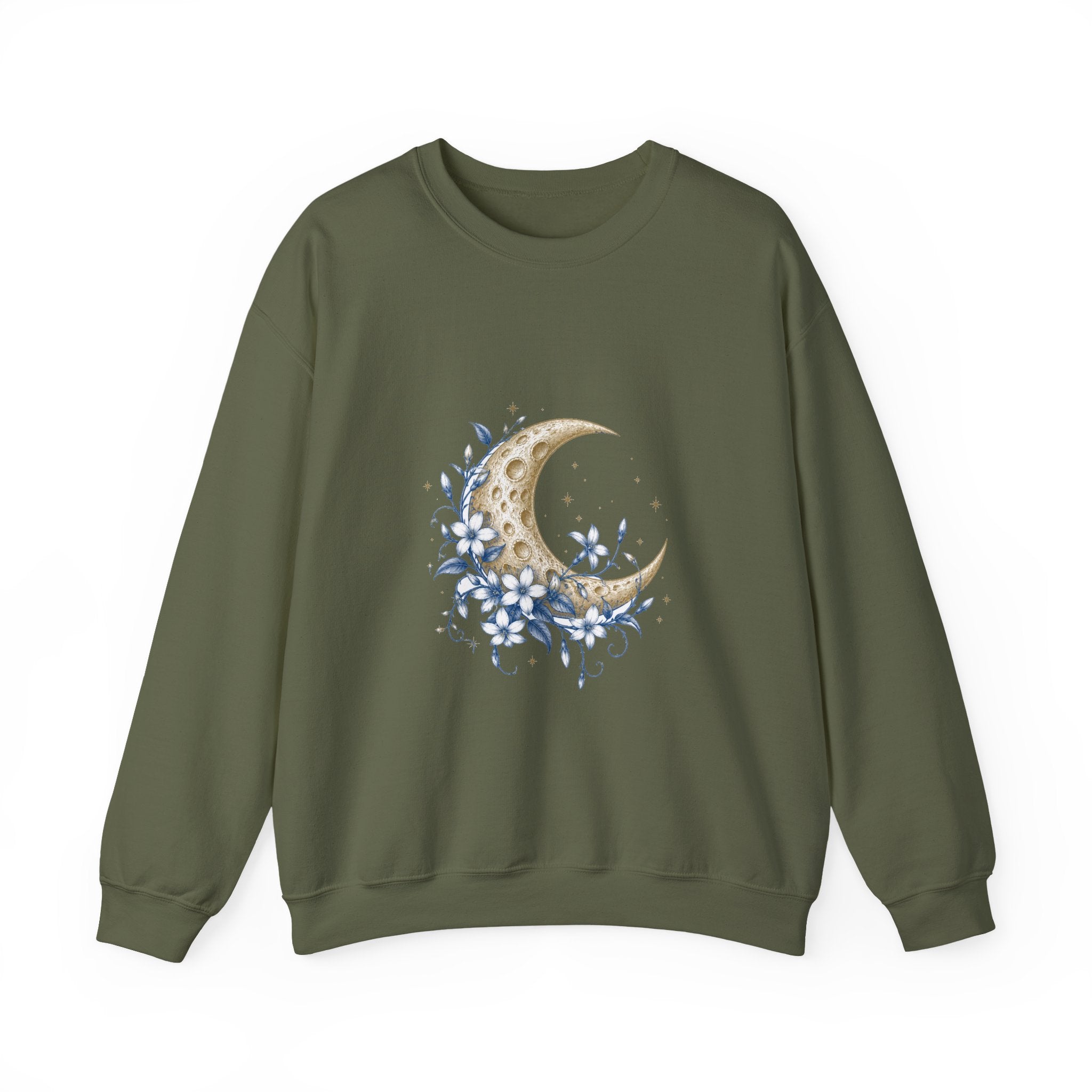 Matching Couple Sweatshirt - Sun & Moon Matching Couple Premium Fleece Sweatshirt Vintage Art His Hers Honeymoon Gift - Design A