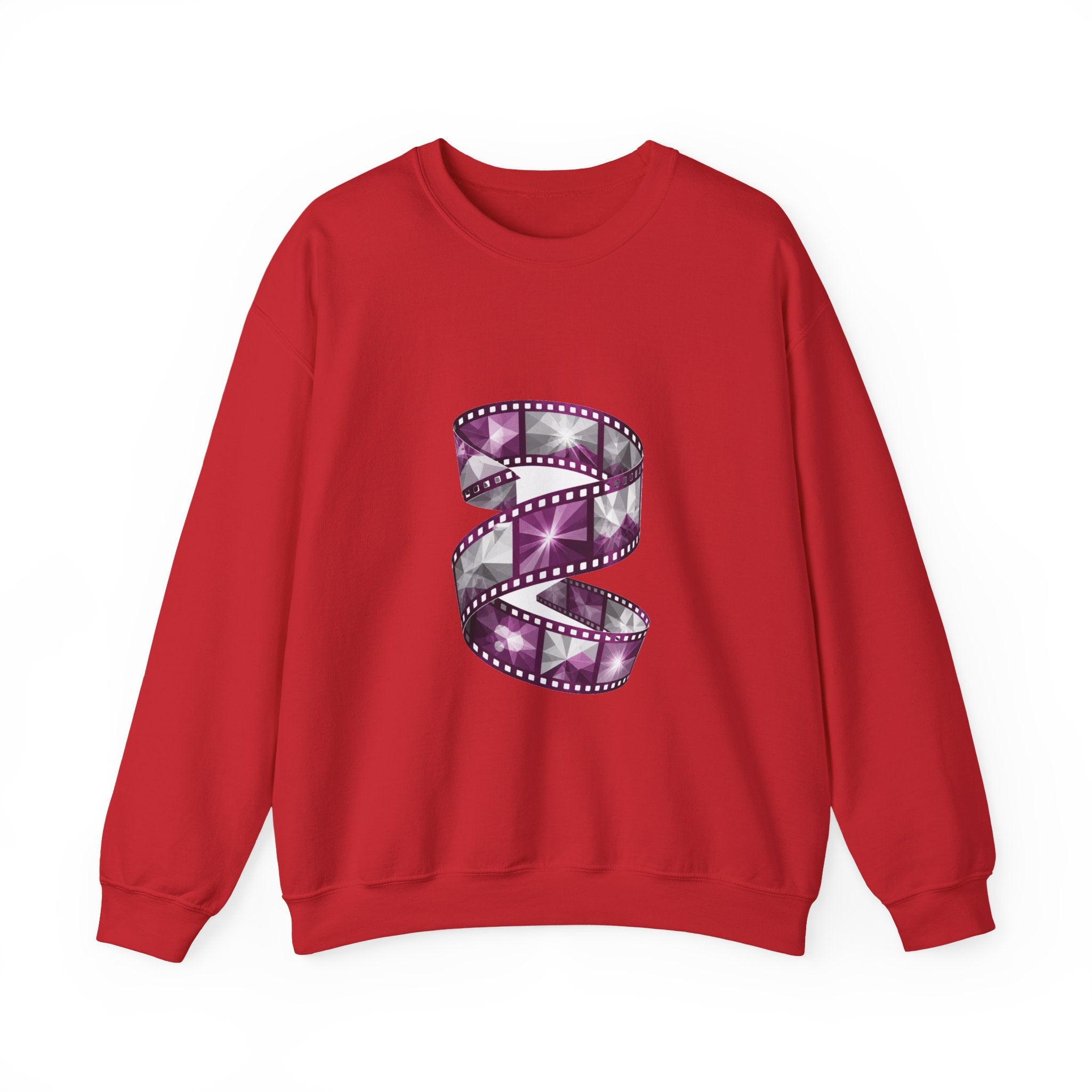Matching Couple Sweatshirt - Camera & Film Matching Couple Premium Fleece Sweatshirt Geometric Art His Hers Love Gift - Design B
