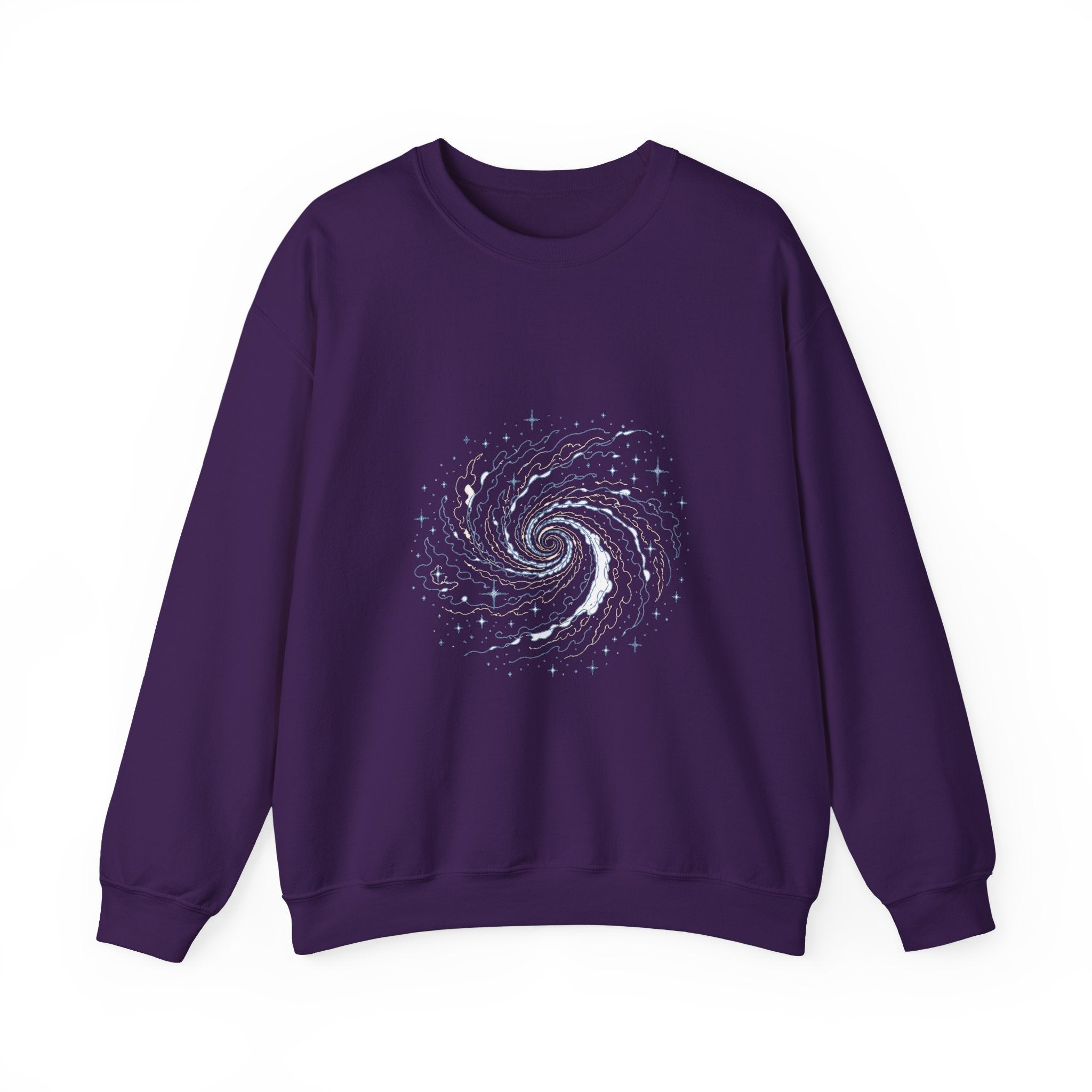Matching Couple Sweatshirt - Galaxy & Supernova Matching Couple Premium Fleece Sweatshirt Minimalist Art His Hers Christmas Gift - Design A