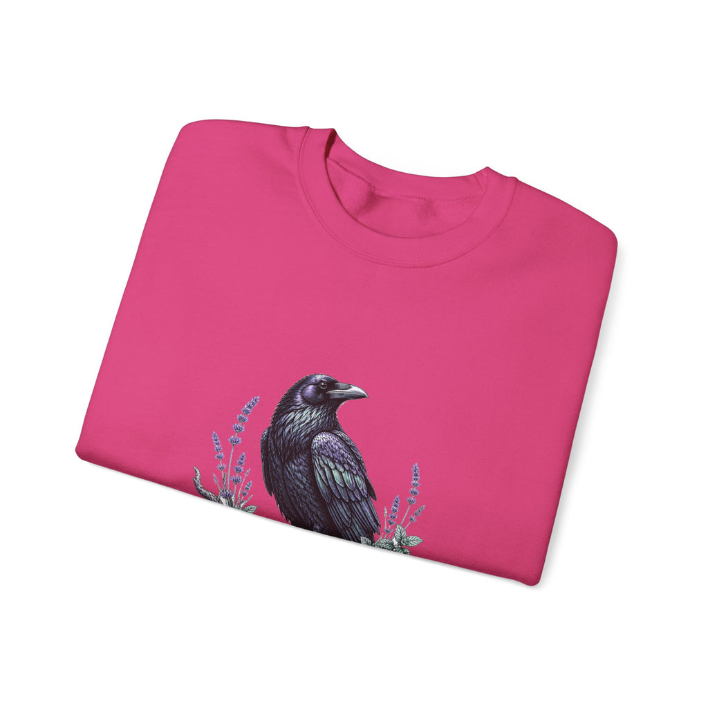 Matching Couple Sweatshirt - Raven & Swan Matching Couple Comfort Colors Crew Hand-Drawn Art His Hers Anniversary Gift - Design A