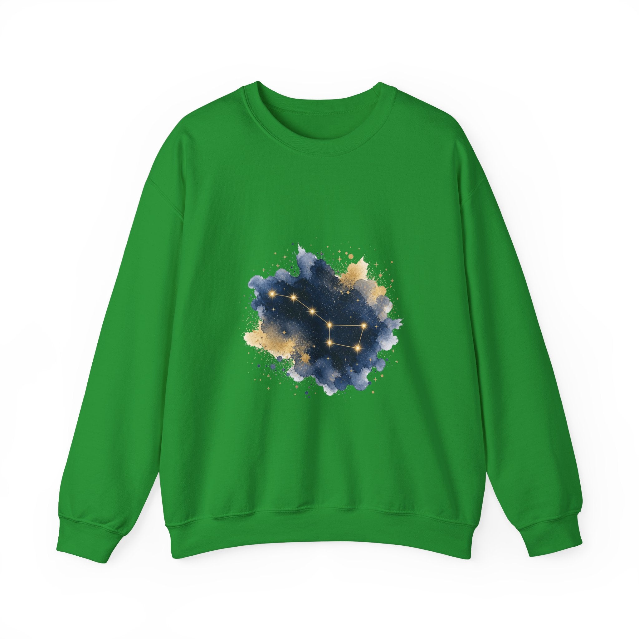 Matching Couple Sweatshirt - Big & Little Dipper Matching Couple Comfort Colors Crew Watercolor Art His Hers Birthday Gift - Design A