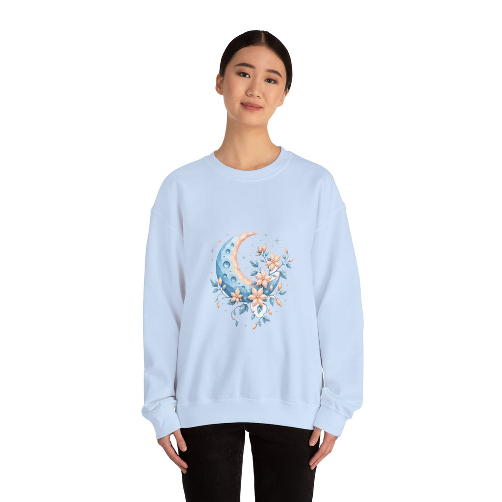 Matching Couple Sweatshirt - Sun & Moon Matching Couple Premium Fleece Sweatshirt Geometric Art His Hers Love Gift - Design A