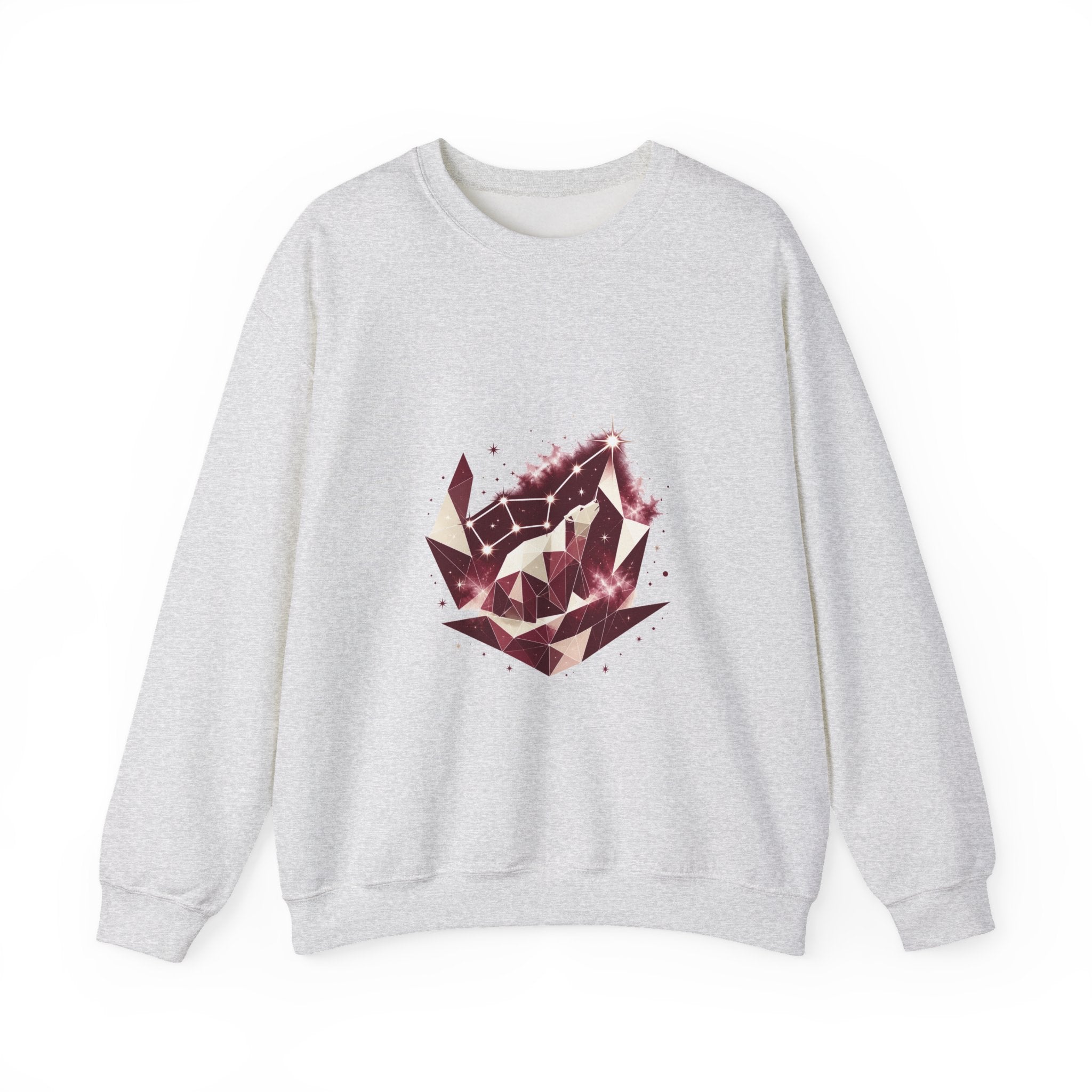 Matching Couple Sweatshirt - Big & Little Dipper Matching Couple Comfort Colors Crew Geometric Art His Hers Love Gift - Design B