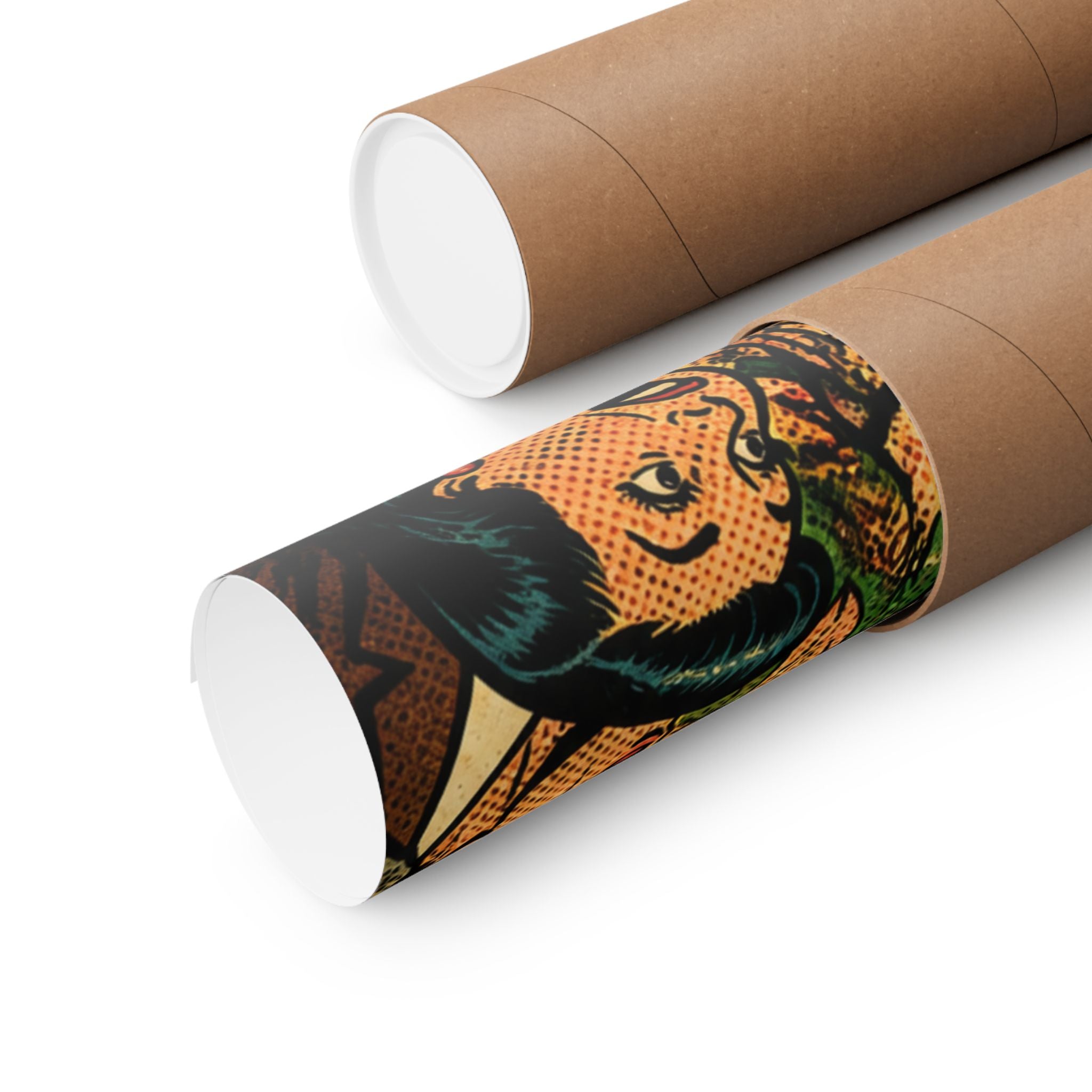 Strongman Bear Wall Art Poster 24×36 Pop Art Restaurant Decor Maximalist Print