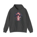Matching Couple Sweatshirt - Storm & Rainbow Matching Couple Hooded Sweatshirt Geometric Art His Hers Couple Gift - Design A