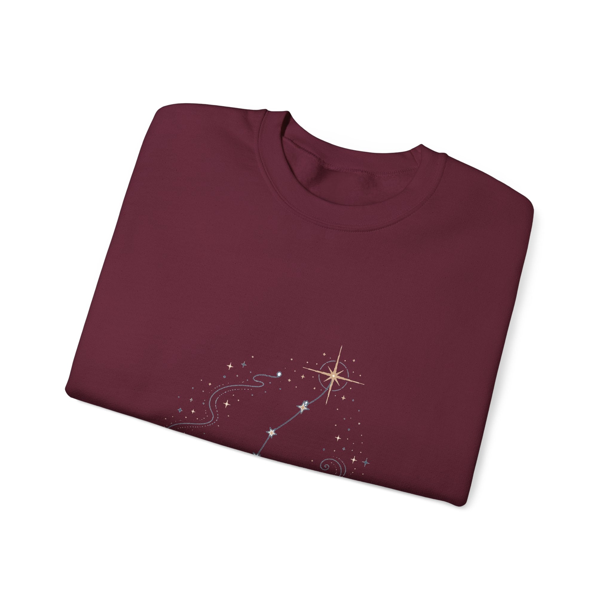 Matching Couple Sweatshirt - Big & Little Dipper Matching Couple Comfort Colors Crew Minimalist Art His Hers Christmas Gift - Design B