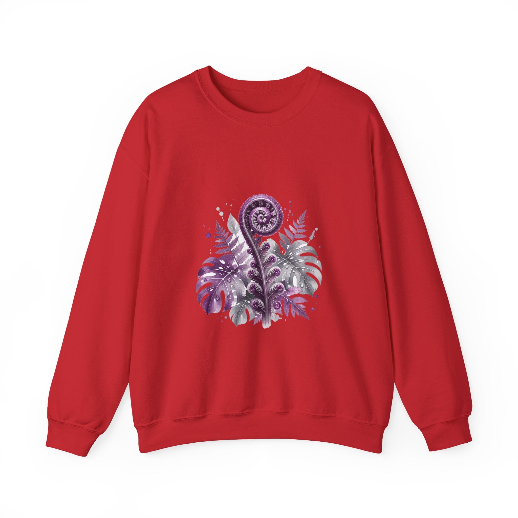 Matching Couple Sweatshirt - Desert & Rainforest Matching Couple Comfort Colors Crew Watercolor Art His Hers Birthday Gift - Design B