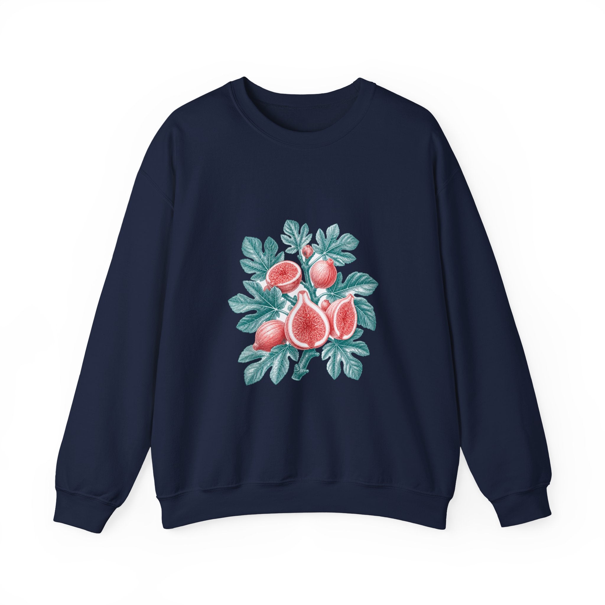 Matching Couple Sweatshirt - Olive Branch & Fig Matching Couple Comfort Colors Crew Vintage Art His Hers Honeymoon Gift - Design B