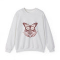Matching Couple Sweatshirt - Butterfly & Moth Matching Couple Premium Fleece Sweatshirt Vintage Art His Hers Honeymoon Gift - Design A