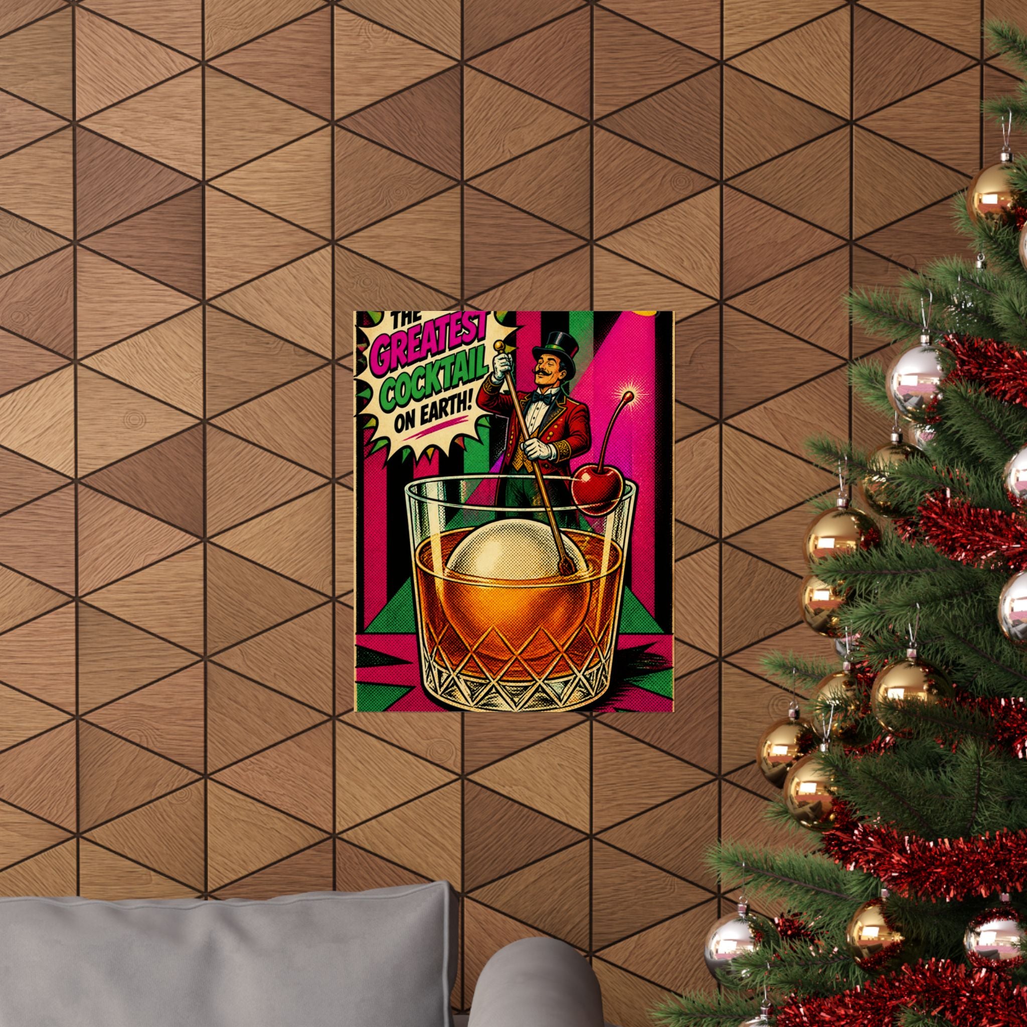 Old Fashioned Ringmaster Wall Art Poster 18×24 Pop Art Living Room Decor Maximalist Print