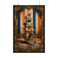 Poodle Stack Bicycle Wall Art Poster 24×36 Baroque Studio Decor Maximalist Print