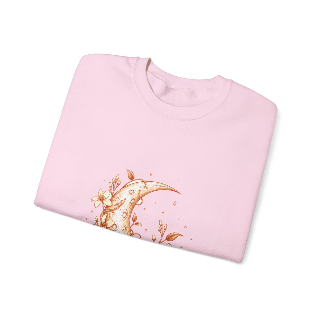 Matching Couple Sweatshirt - Sun & Moon Matching Couple Comfort Colors Crew Hand-Drawn Art His Hers Anniversary Gift - Design A
