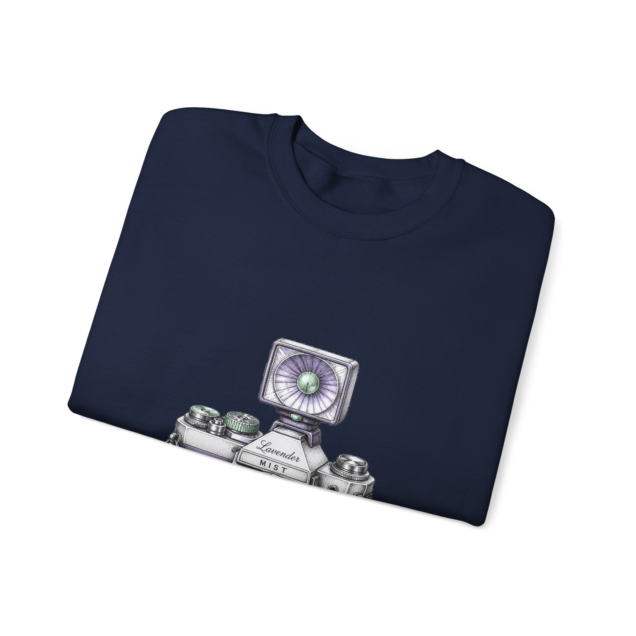 Matching Couple Sweatshirt - Camera & Film Matching Couple Comfort Colors Crew Hand-Drawn Art His Hers Anniversary Gift - Design A
