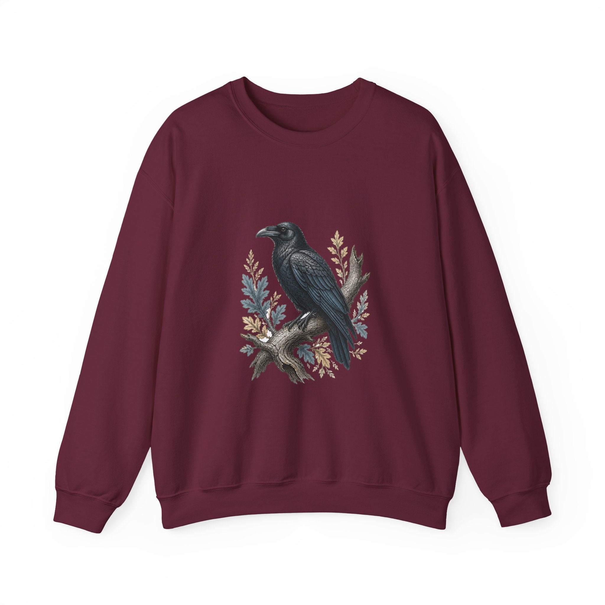 Matching Couple Sweatshirt - Raven & Swan Matching Couple Comfort Colors Crew Vintage Art His Hers Honeymoon Gift - Design A