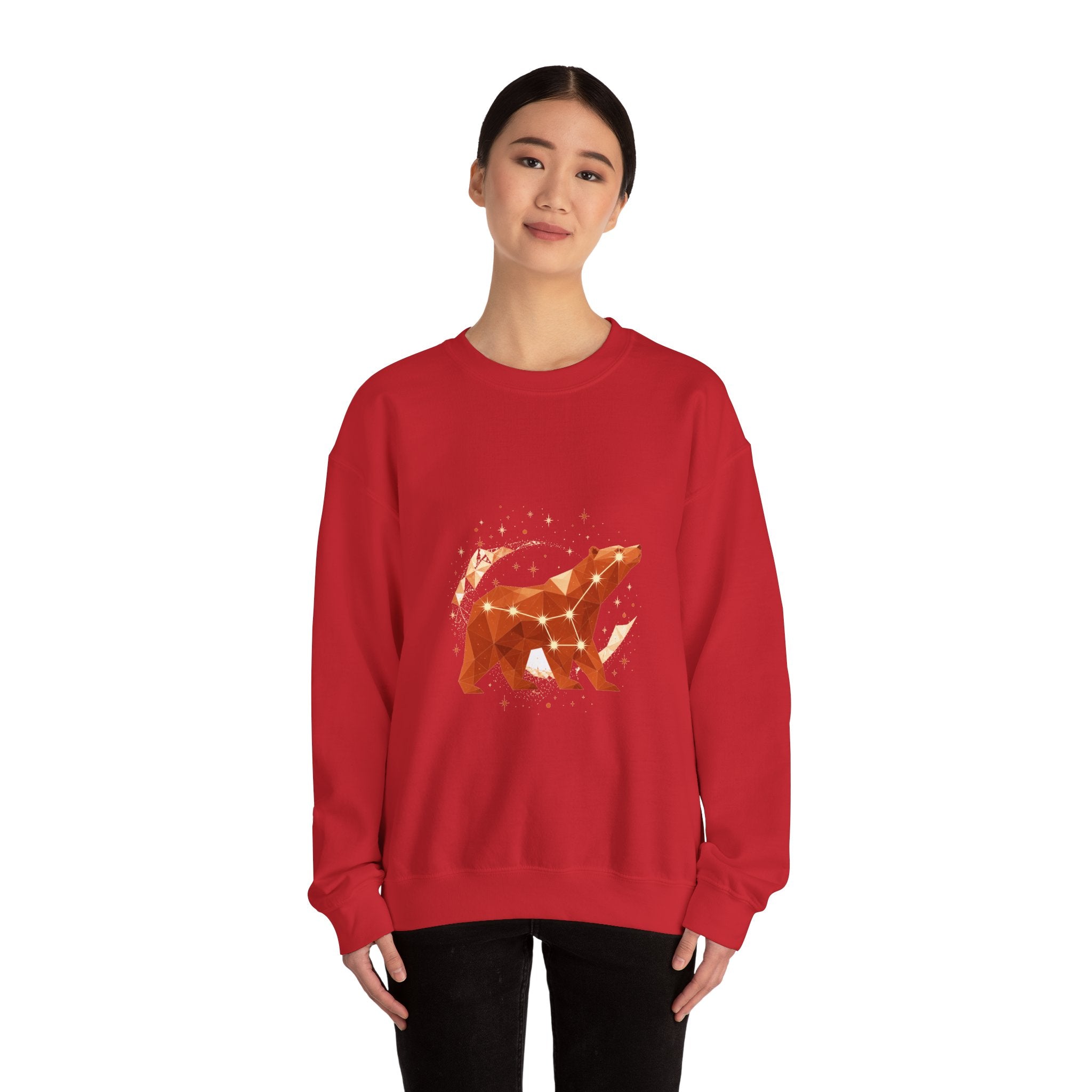 Matching Couple Sweatshirt - Big & Little Dipper Matching Couple Crewneck Sweatshirt Geometric Art His Hers Couple Gift - Design A
