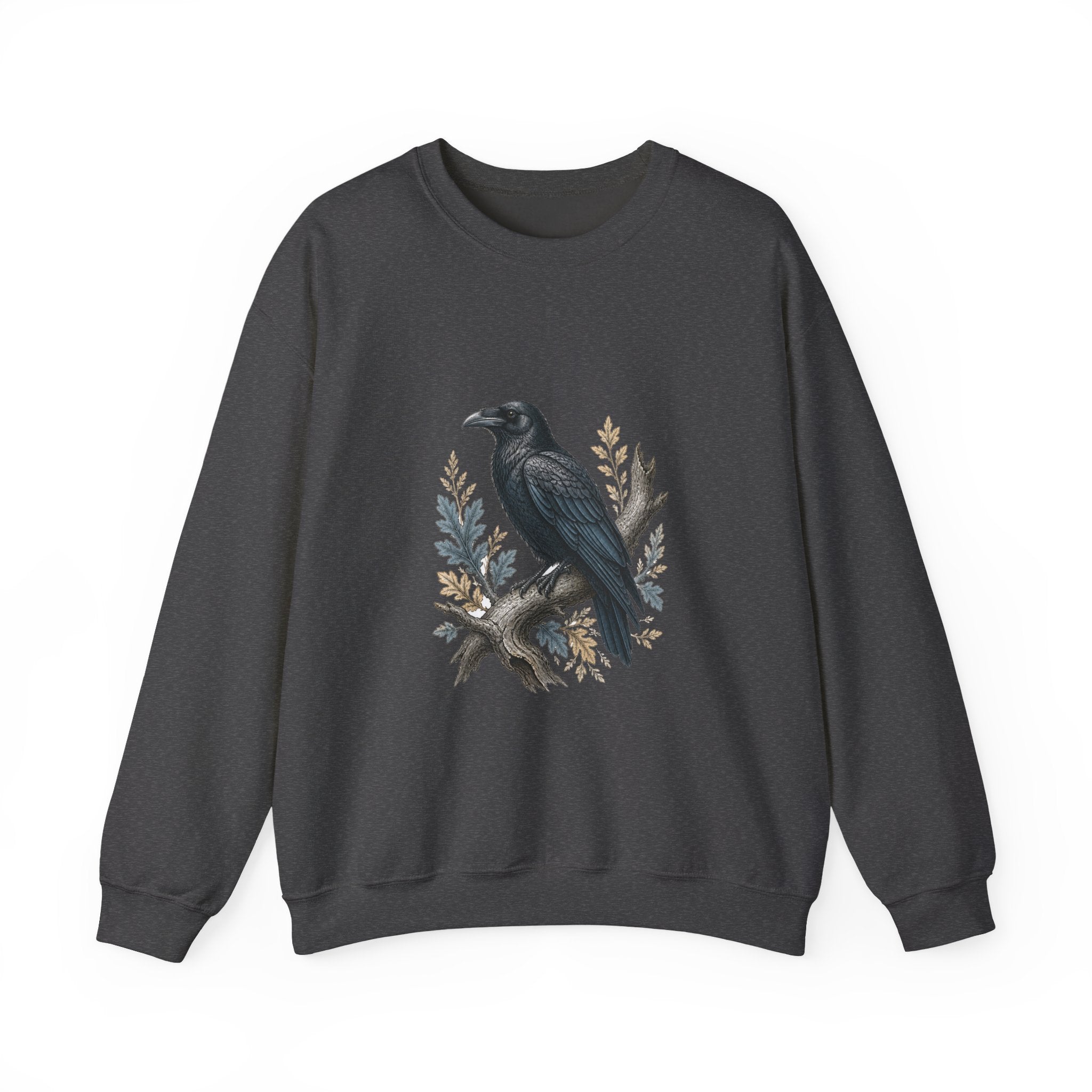Matching Couple Sweatshirt - Raven & Swan Matching Couple Comfort Colors Crew Vintage Art His Hers Honeymoon Gift - Design A