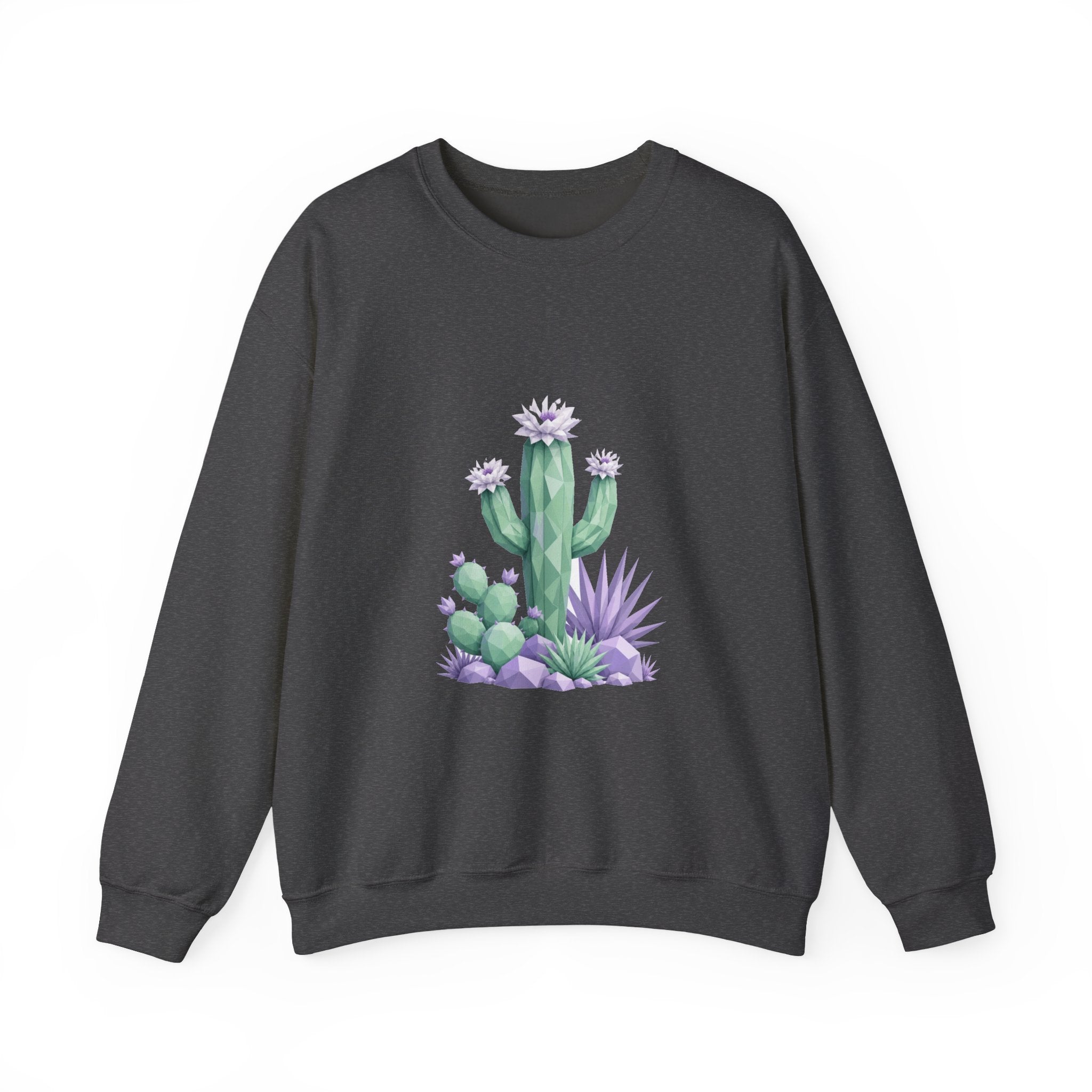 Matching Couple Sweatshirt - Desert & Rainforest Matching Couple Premium Fleece Sweatshirt Geometric Art His Hers Love Gift - Design A