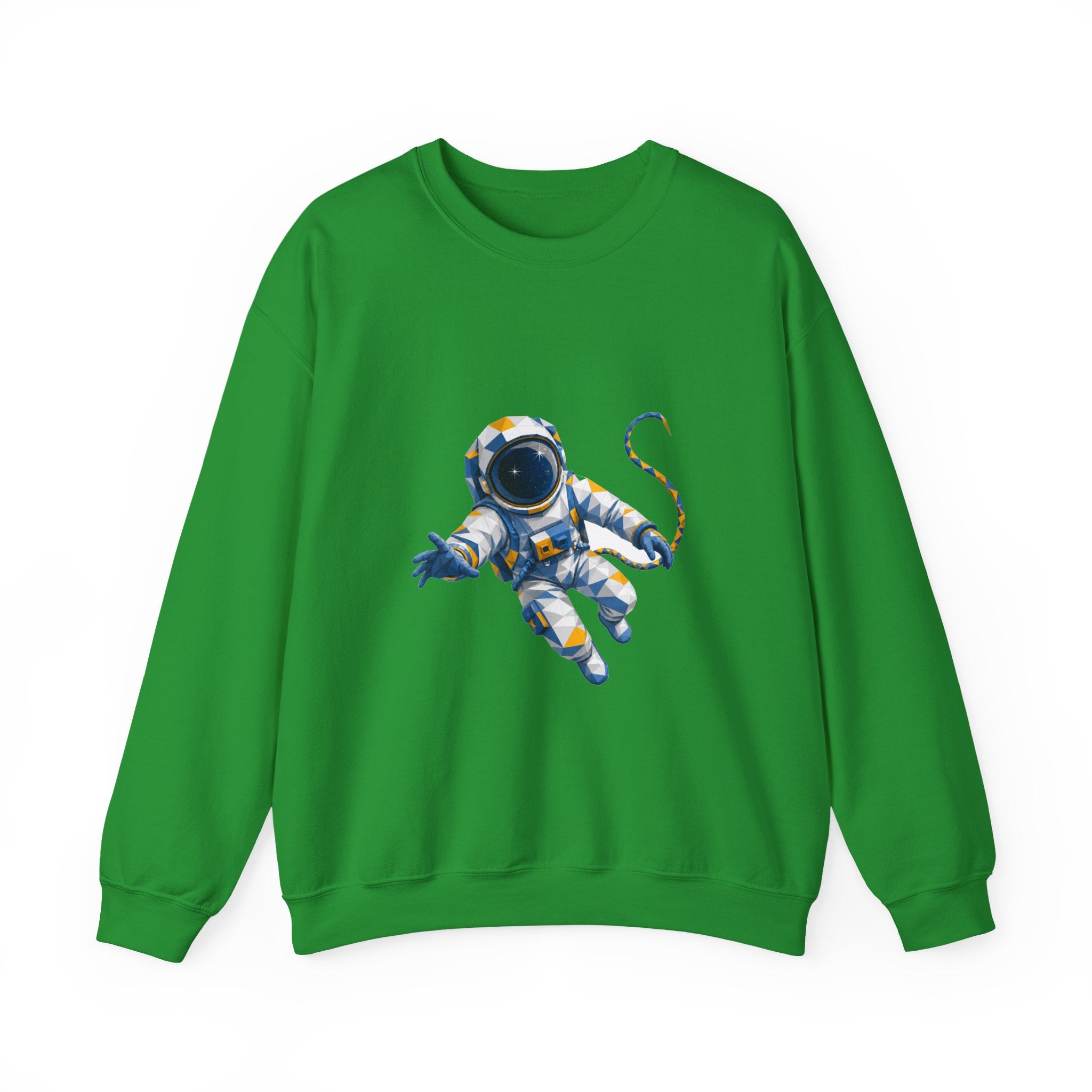 Matching Couple Sweatshirt - Astronaut & Planet Matching Couple Comfort Colors Crew Geometric Art His Hers Love Gift - Design A