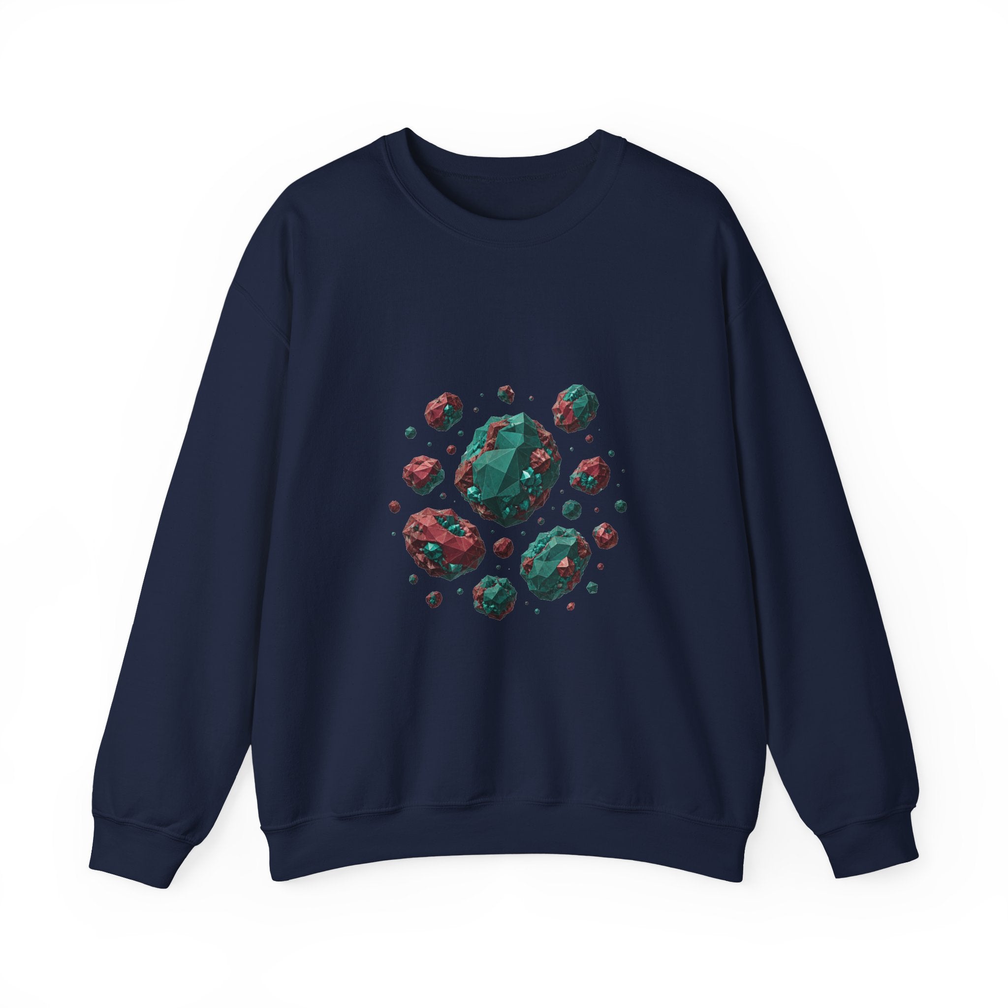 Matching Couple Sweatshirt - Comet & Asteroid Matching Couple Comfort Colors Crew Geometric Art His Hers Love Gift - Design B