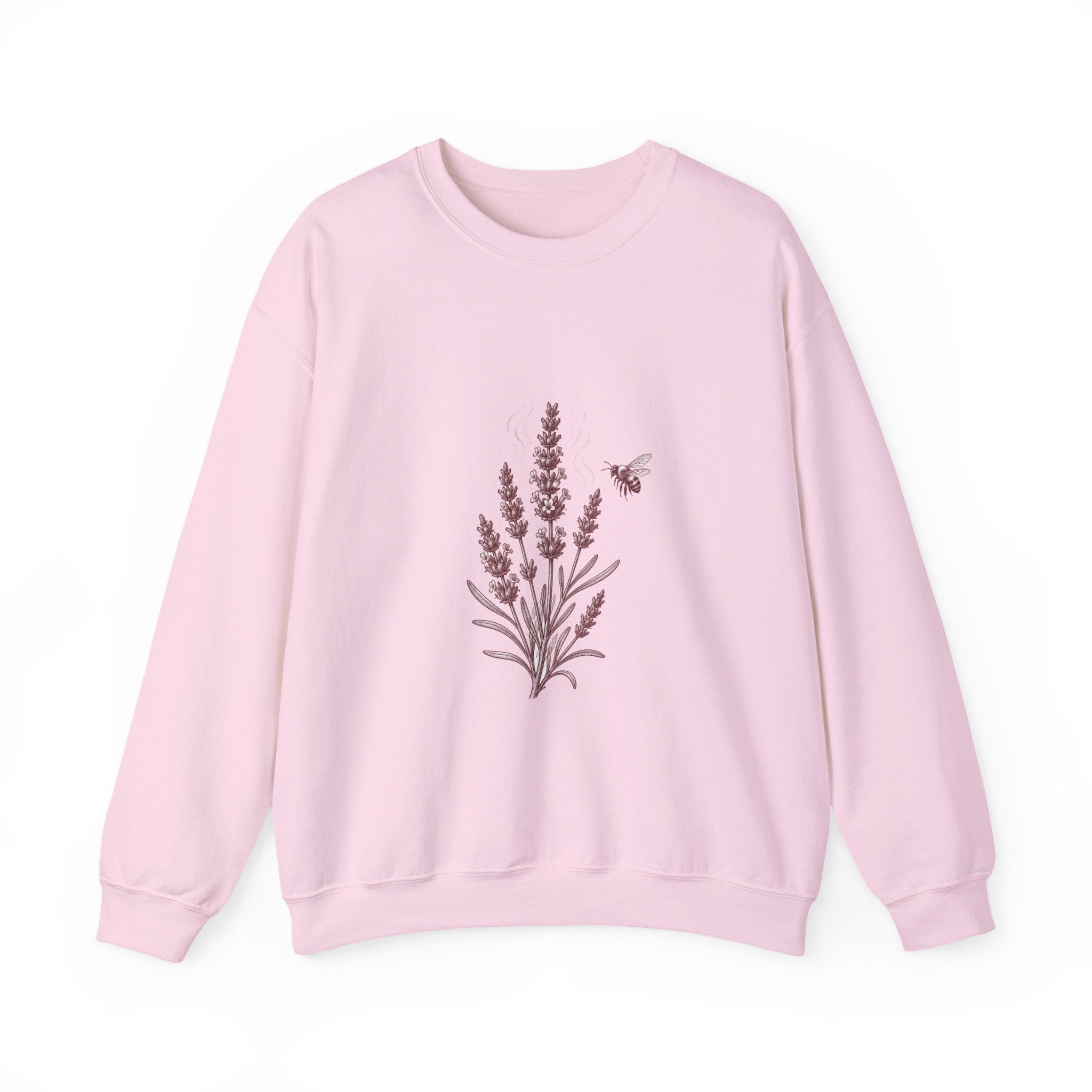 Matching Couple Sweatshirt - Lavender & Thistle Matching Couple Comfort Colors Crew Vintage Art His Hers Honeymoon Gift - Design A
