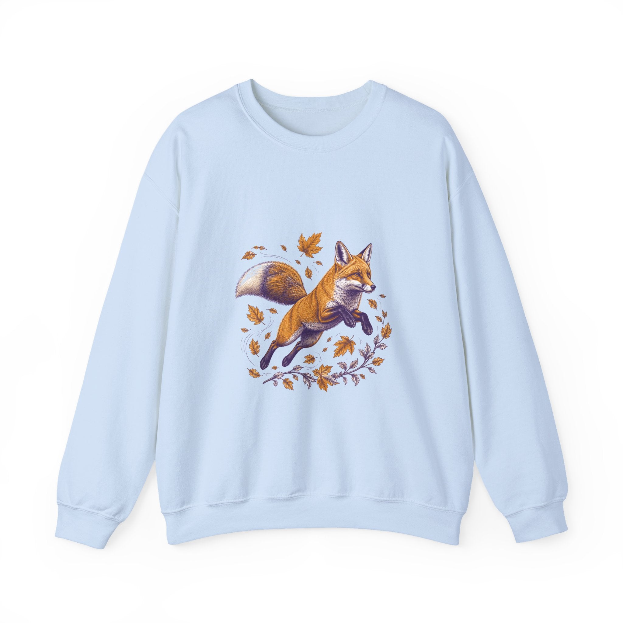 Matching Couple Sweatshirt - Fox & Rabbit Matching Couple Comfort Colors Crew Vintage Art His Hers Honeymoon Gift - Design A