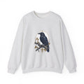 Matching Couple Sweatshirt - Raven & Swan Matching Couple Premium Fleece Sweatshirt Vintage Art His Hers Honeymoon Gift - Design A