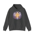 Matching Couple Sweatshirt - Sunrise & Sunset Matching Couple Hooded Sweatshirt Vintage Art His Hers Wedding Gift - Design A