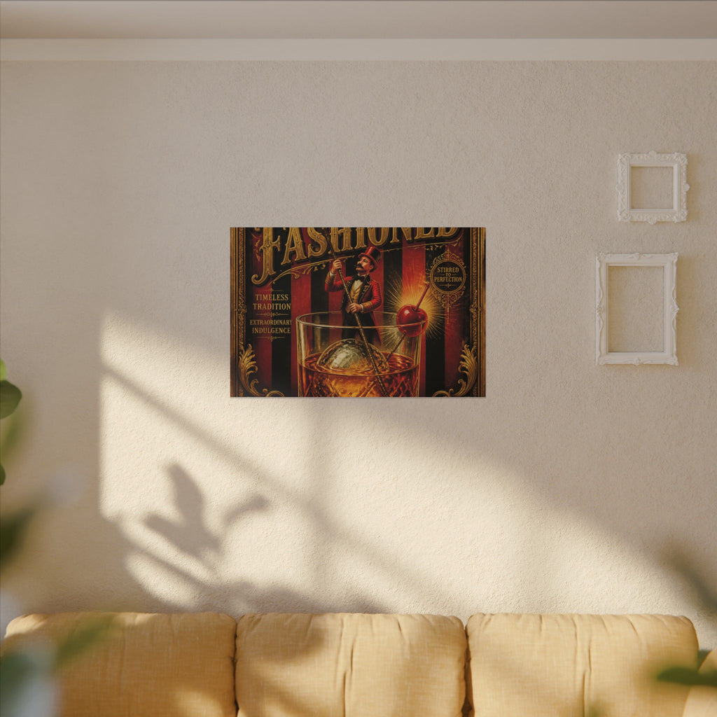 Old Fashioned Ringmaster Wall Art Canvas 16×20 Baroque Home Office Decor Maximalist Print