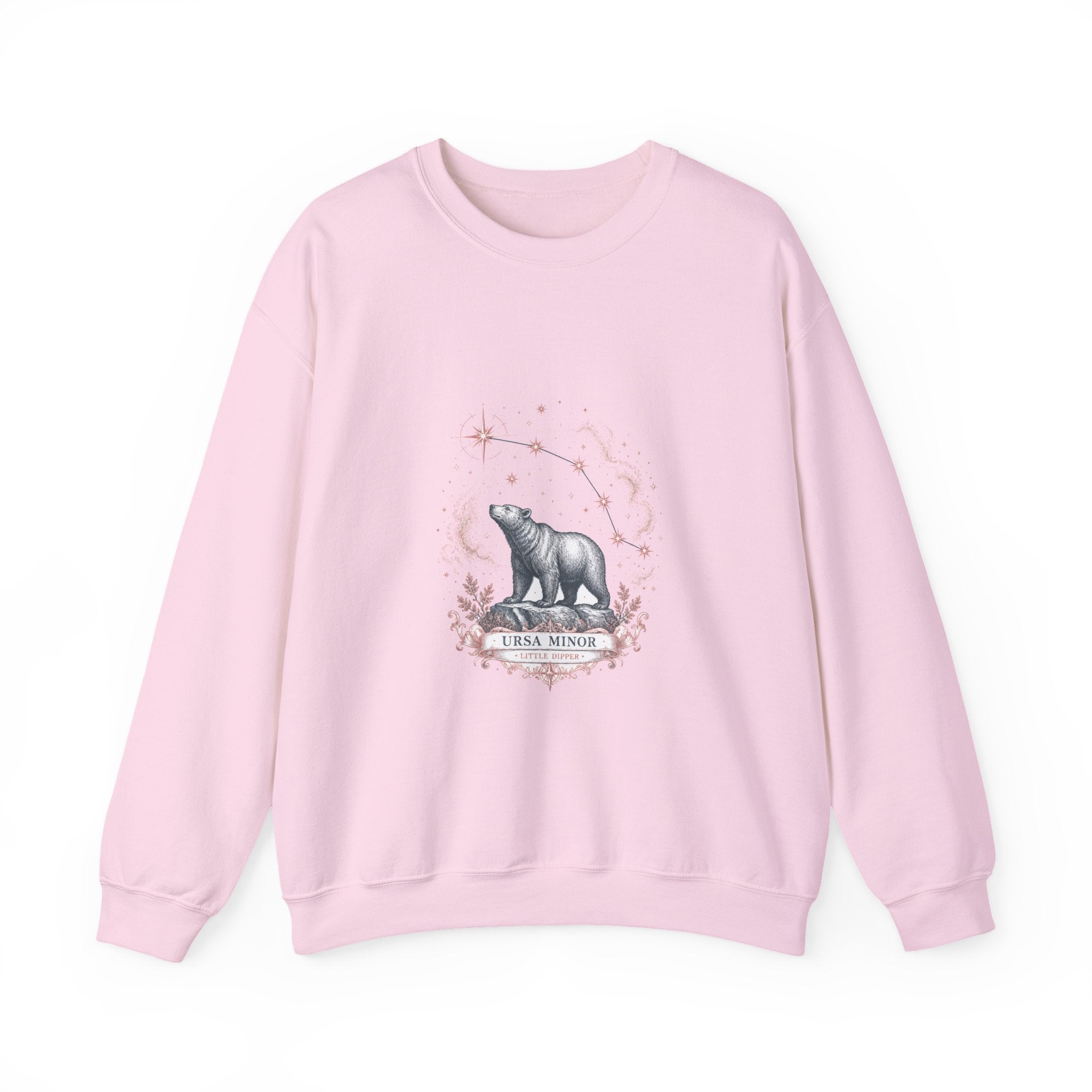 Matching Couple Sweatshirt - Big & Little Dipper Matching Couple Premium Fleece Sweatshirt Vintage Art His Hers Honeymoon Gift - Design B