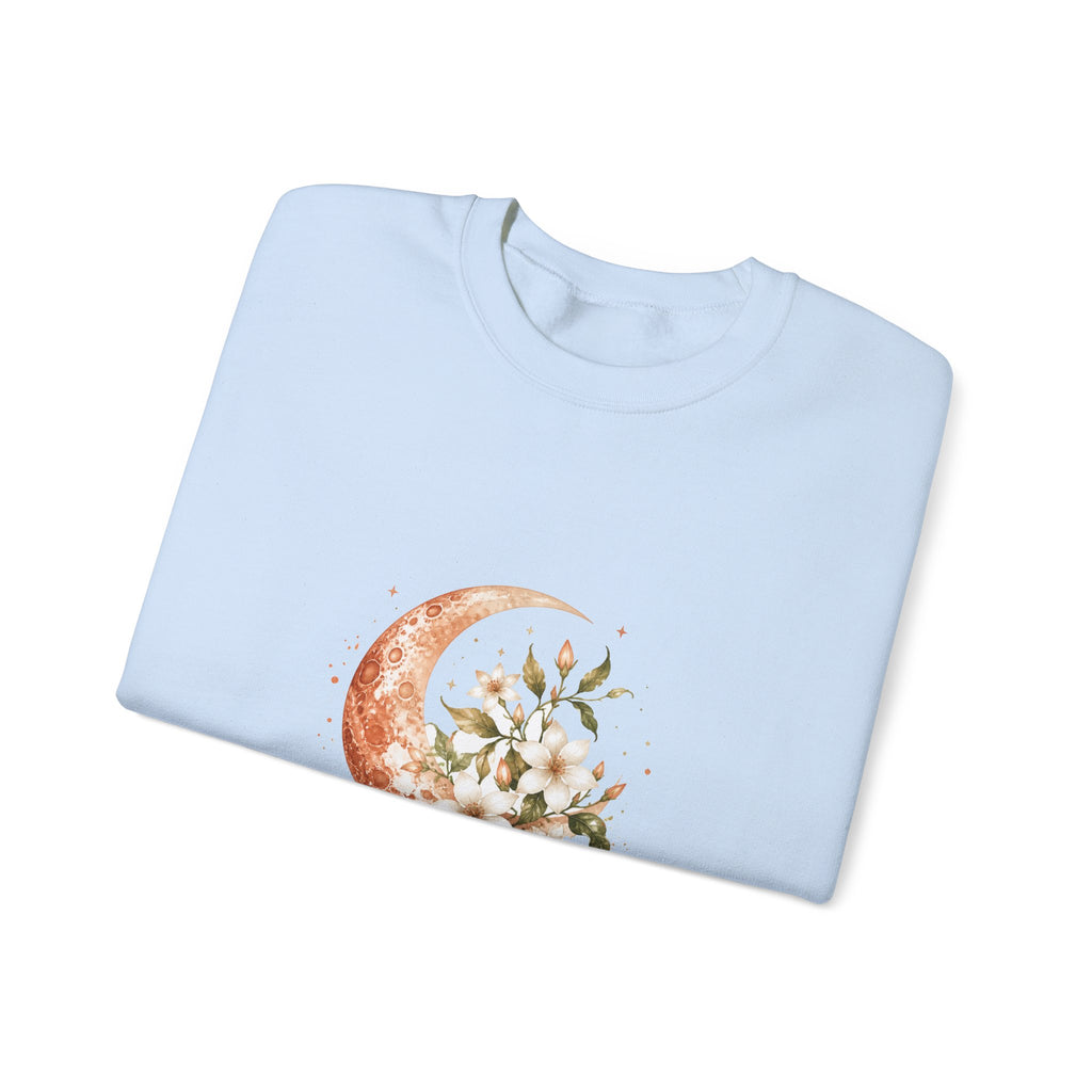 Matching Couple Sweatshirt - Sun & Moon Matching Couple Comfort Colors Crew Watercolor Art His Hers Birthday Gift - Design A