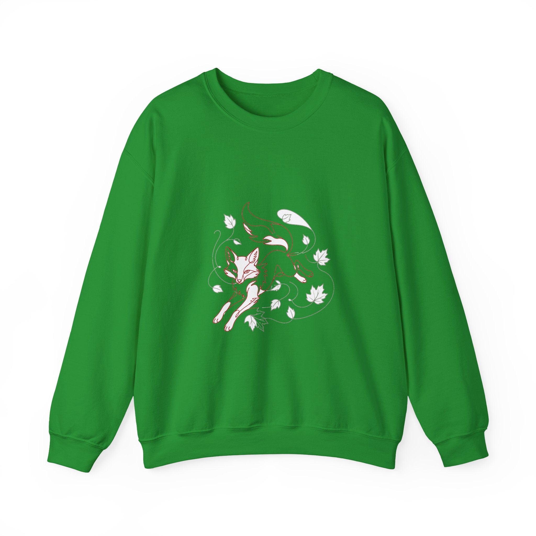 Matching Couple Sweatshirt - Fox & Rabbit Matching Couple Crewneck Sweatshirt Minimalist Art His Hers Valentine Gift - Design A