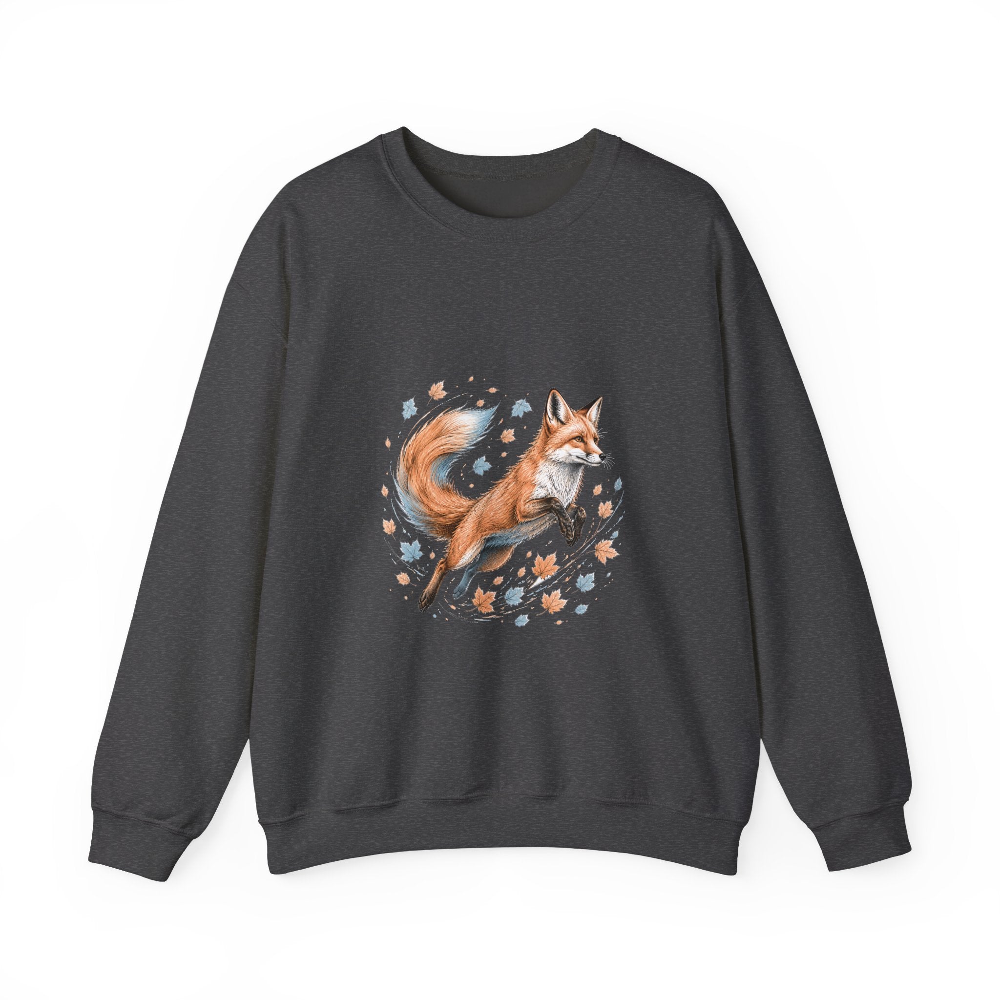 Matching Couple Sweatshirt - Fox & Rabbit Matching Couple Premium Fleece Sweatshirt Hand-Drawn Art His Hers Anniversary Gift - Design A