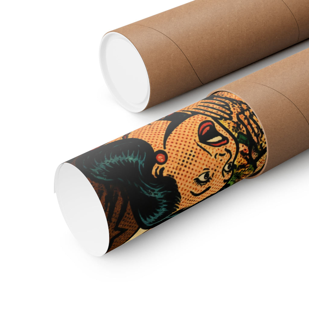 Strongman Bear Wall Art Poster 24×36 Pop Art Restaurant Decor Maximalist Print