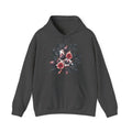 Matching Couple Sweatshirt - Olive Branch & Fig Matching Couple Hooded Sweatshirt Geometric Art His Hers Couple Gift - Design B